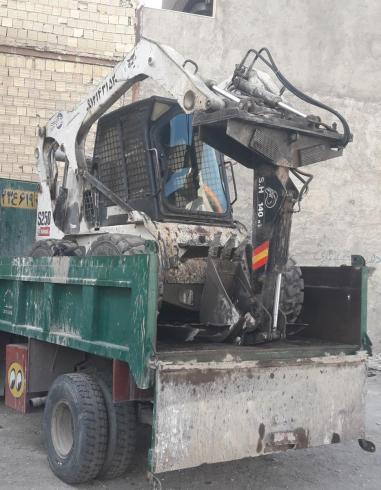 اجاره بابکت و پیکور مینی بیل حمل نخاله مصالح