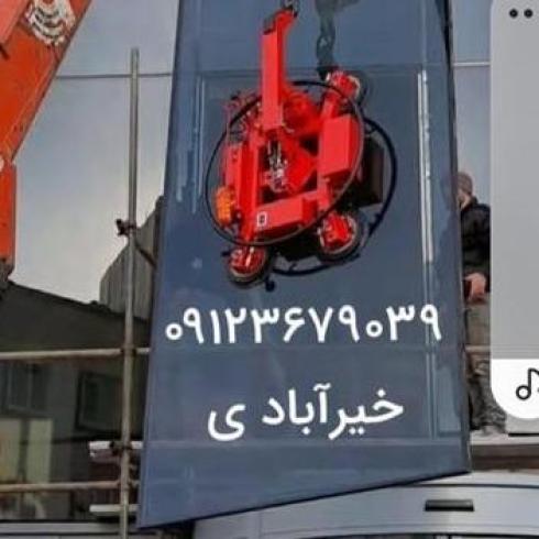 نصاب نمای شیشه اسپایدر کرتنوال
