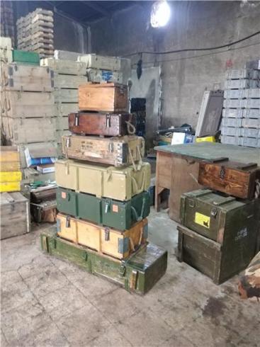 جعبه مهمات چوبی