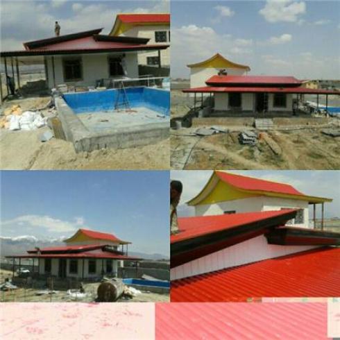 نصاب شیروانی آردواز نماولمبه خرپا  پوشش سقف