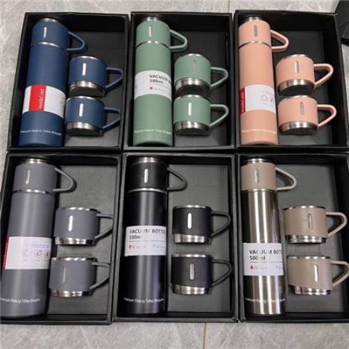 فلاسک سه کاپ تبلیغاتی