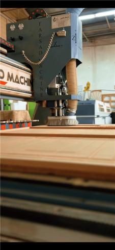 خدمات CNC و وکیوم ممبران MDF