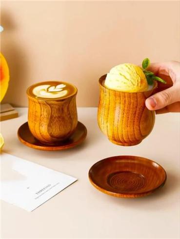 خرید شات قهوه چوبی