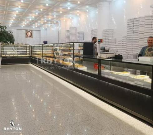 یخچال سفارشی قنادی(ریتون شاپ) شیک قلب تپنده قنادی