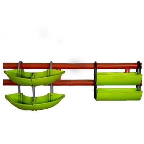 فلاورباکس خورجینی طبقاتی هیلدا گلدان پالونی مدل P-2-T