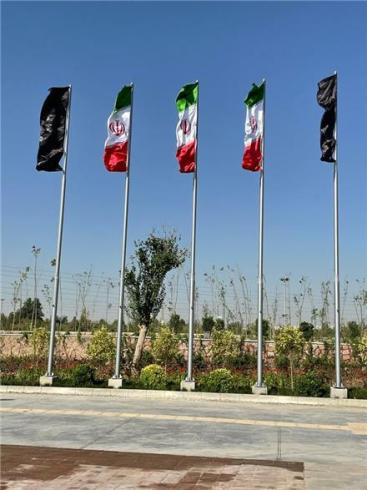 پایه پرچم شهری خیابانی