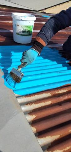 عایقکاری رنگی سقف شیروانی نانوایزوکاور