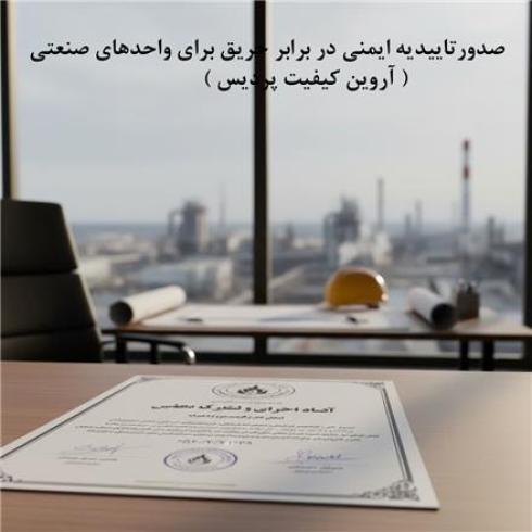 خدمات تخصصی مشاوره و صدور تأییدیه ایمنی حریق