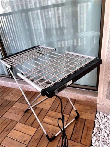 بندرخت و خشک کن برقی تاشو آلومینیومی