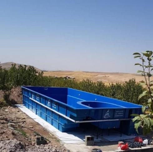 ساخت استخر باغی در ساری | داخل زمین | روی زمین + 10مدل