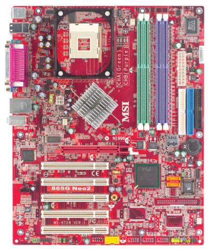 مادربرد MSI 865G Neo2-P سوکت  Socket 478