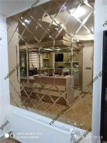 ساخت انواع آینه های طلایی و آینه های کریستال