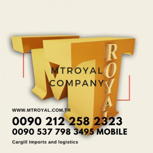واردات فروش مواد اولیه غذایی شرکت ام تی رویال ش ث 6065