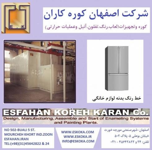 کوره رنگ پودری