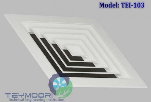 دریچه سقفی چهار طرفه