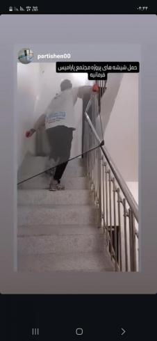 جابجایی تخصصی انواع شیشه درطبقات