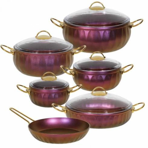 سرویس قابلمه گرانیتی 11 پارچه لورنز اویز پلاس