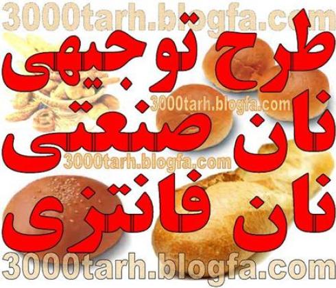 ارائه طرح توجیهی آماده فروشی انواع نان فانتزی(باگت، برتشن، ساندویچی،همبرگر،شیرمال و...