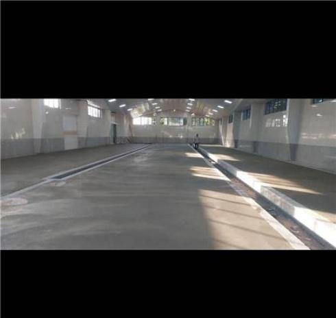 اجرای بتن ریزی کف با دستگاه ماله پروانه