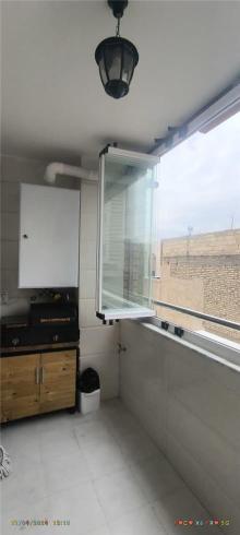 تولید شیشه بالکنی ریلی لولایی اکاردئونی