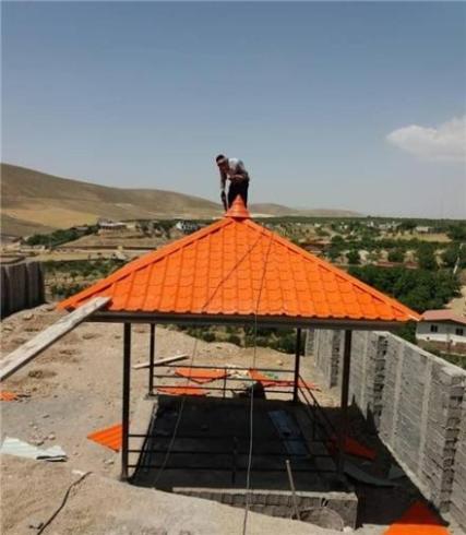 اجرا سقف آردواز اجرا شیروانی تعمیرات سقف شیروانی سوله
