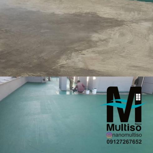 عایقکاری و آببندی پشتبام و استخر با نانومولتیزو