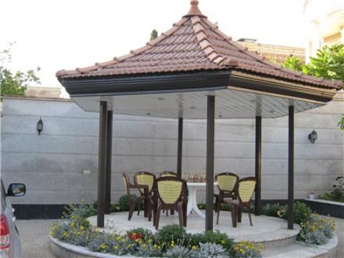 پوشش سقف , آلاچیق , سقف شیبدار , انباری