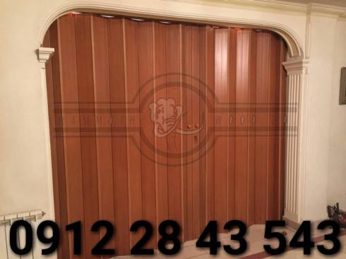 درب آکاردئونی چرمی شمال کشور