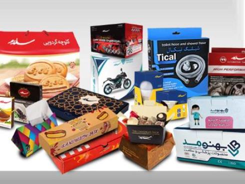 چاپ جعبه و کارتن+ طراحی اختصاصی