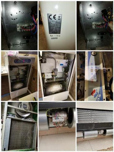 فن کوئل و قطعات و الکتروموتور