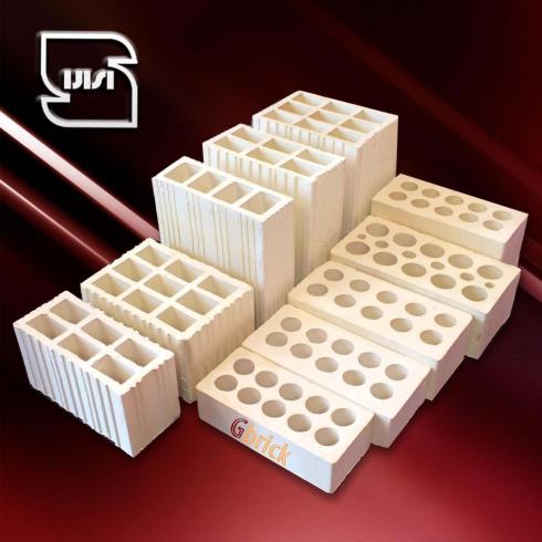 آجر ده سوراخ (لفتون زردقرمز)اصفهان صادراتی