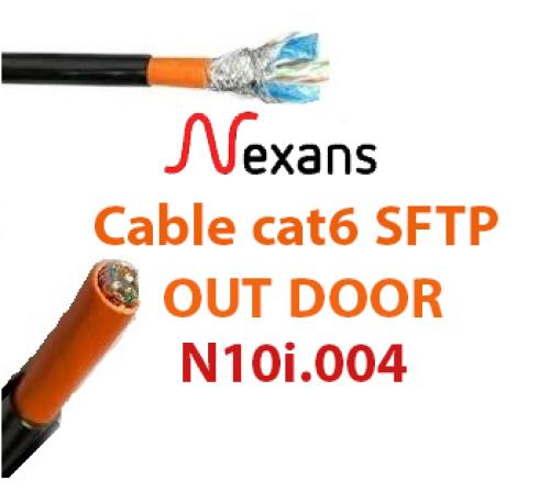 کابل شبکه اوت دور نگزنس Cat6 SFTP دبل جکت- تست فلوک