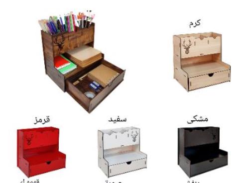 خرید جامدادی چوبی جادار و زیبا