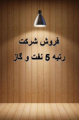 فروش شرکت رتبه دار نفت و گاز ( رتبه 5 نفت و گاز )