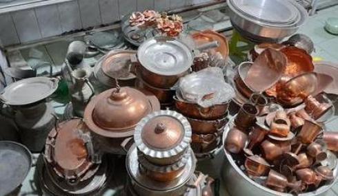 خریدار ظروف مسی ، دیگ ، پاتیل ، تشت در تهران