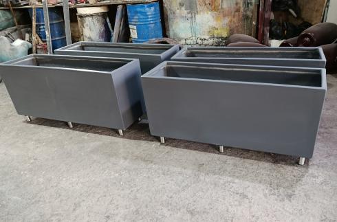 گلدان های فایبرگلاس طرح مستطیل