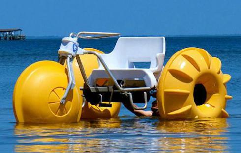 قایق سه چرخه روی آب ***فایبرگلاس زرین کار صفاهان