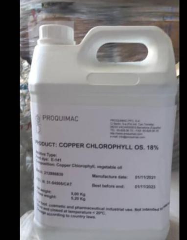 فروش رنگ کلروفیل مایع حلال در روغن