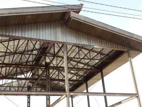 نصاب سقف شیروانی خرپا سوله  پانل ایرانیت ابرونما