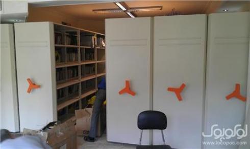 سیستم کتابخانه ریلی /قفسه انبار ریلی