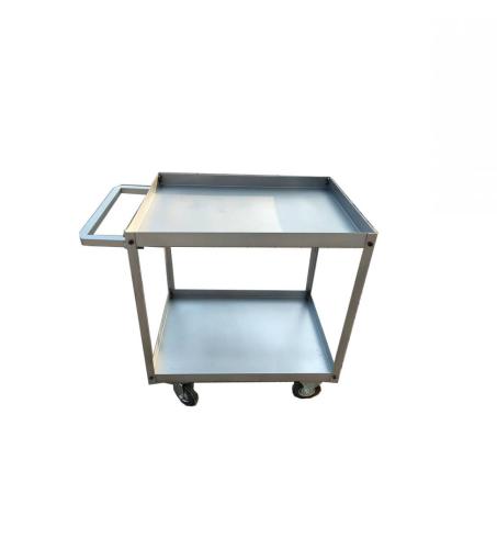 چرخدستی 2 طبقه حمل فولادی با دسته تاشو