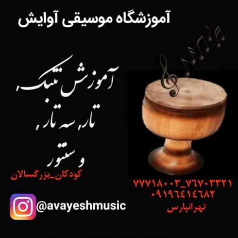 آموزش تخصصی تنبک,تار و سه تار