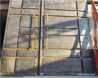 درب و پنجره فلزی مدرن باغ و ویلا با رنگ کوره ای