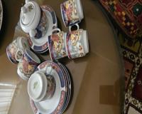 فنجان نعلبکس قدیمی و زیبای سیمرغی