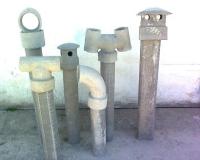 کلاهک دودکش شومینه , سیمانی