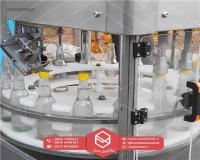 دستگاه پرکن ظروف شیشه ای به همراه درب بند اتوماتیک