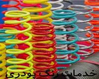 خدمات رنگ کوره ای الکترواستاتیک خط رنگ پودری