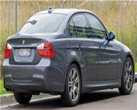تاقچه عقب bmw به همراه پرده برقی