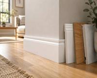 فروش مستقیم قرنیز MDF روکش PVC در طرح و رنگ متنوع
