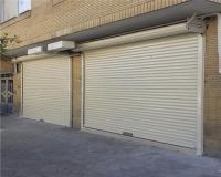 درب کرکره برقی رولاپ شیشه ای اتومات سکوریت در مشهد